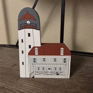 Cat's Meow	Vintage 1990 Admiralty Head Lighthouse Signed‎ 1995 Lighthouse Series